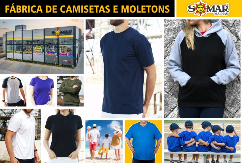 fábrica de camisetas atacado revenda