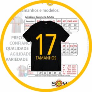 17 Tamanhos